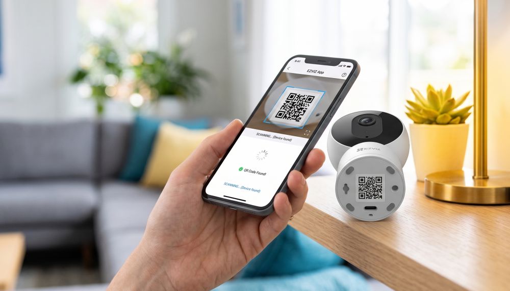 Комплект wi-fi видеонаблюдения на 2 камеры для квартиры 15 Комплект wi-fi видеонаблюдения на 2 камеры для квартиры
