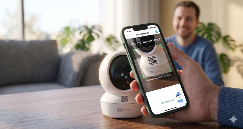 Комплект ezviz для помещения на 1 wi-fi камеру поворотная 14 Комплект ezviz для помещения на 1 wi-fi камеру поворотная