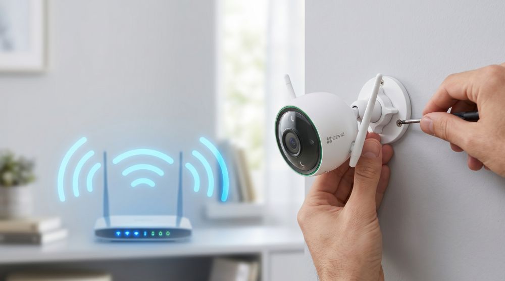 Комплект wi-fi видеонаблюдения на 3 камеры 13 Комплект wi-fi видеонаблюдения на 3 камеры