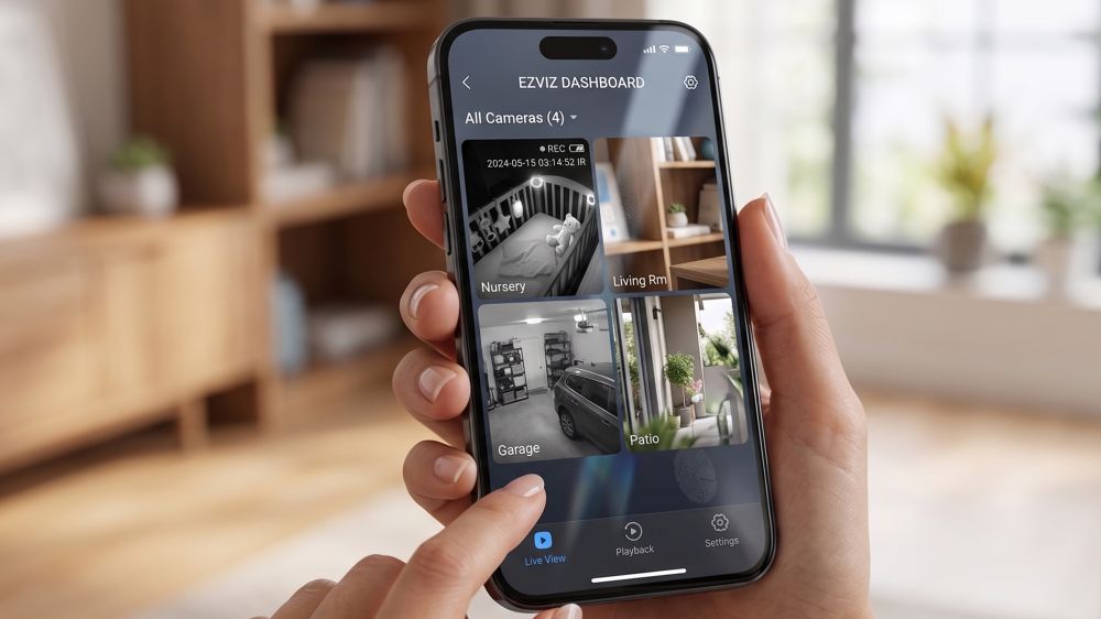 Комплект ezviz для помещения на 1 wi-fi камеру для квартиры 13 Комплект ezviz для помещения на 1 wi-fi камеру для квартиры