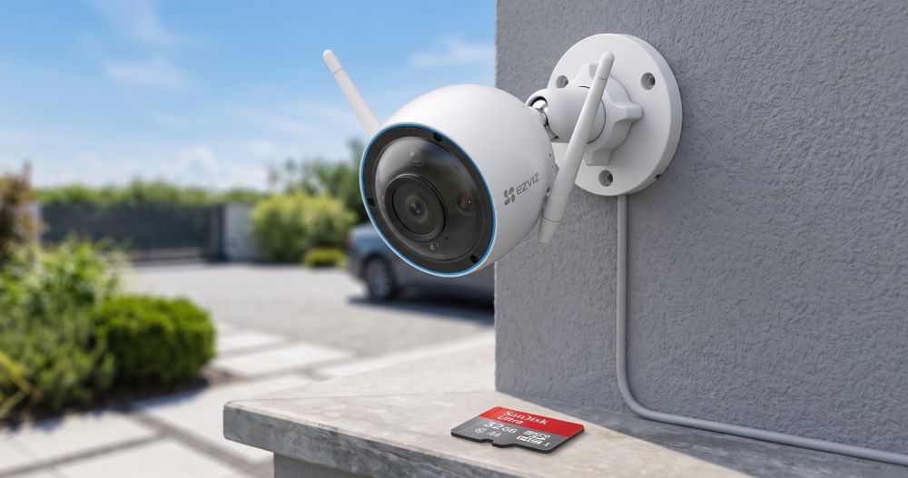 Комплект wi-fi ezviz 5мп для улицы с установкой 4 Комплект wi-fi ezviz 5мп для улицы с установкой