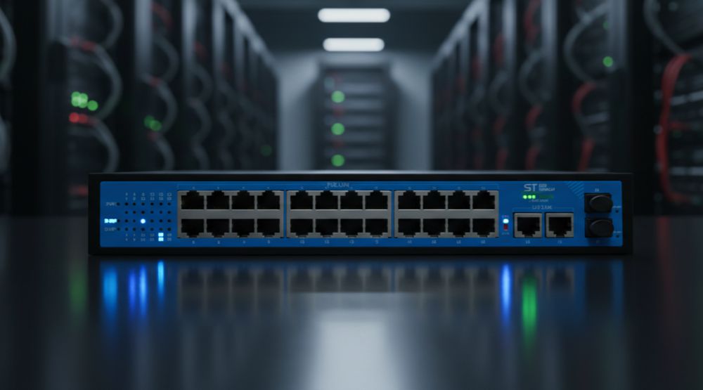 Коммутатор poe st-s240poe (2g/2s/340w/а) pro (версия 3) 24-х портовый 2sfp с watchdog 1 Коммутатор poe st-s240poe (2g/2s/340w/а) pro (версия 3) 24-х портовый 2sfp с watchdog