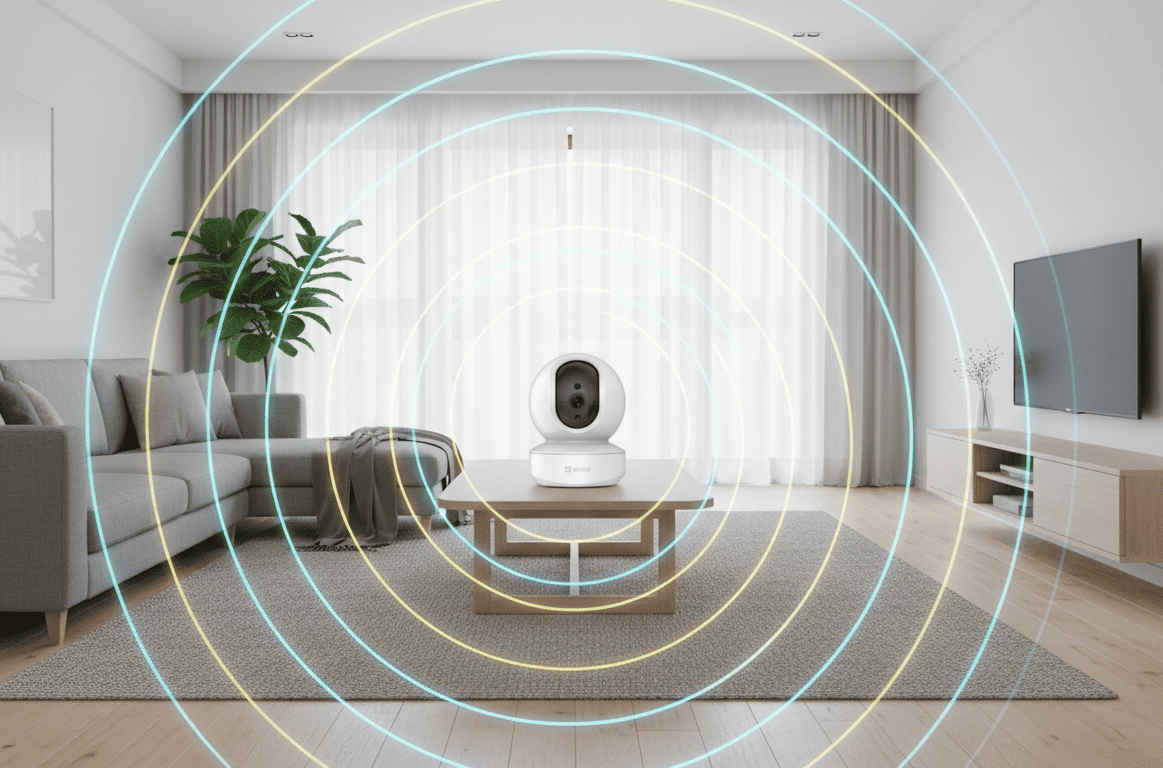 Wi-fi камера поворотная ezviz ty1 2мп 6 Панорамный обзор 360 градусов камеры ezviz ty1