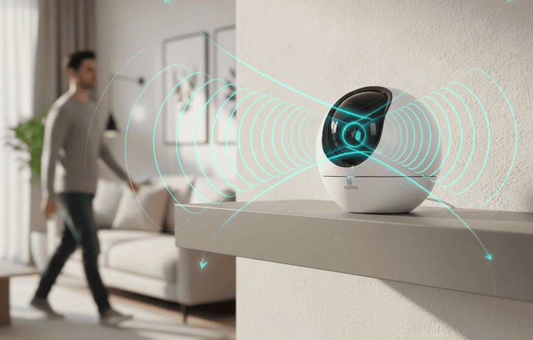 EZVIZ H6 (5Мп, 3K) – Поворотная Wi-Fi Камера 360° | Купить в