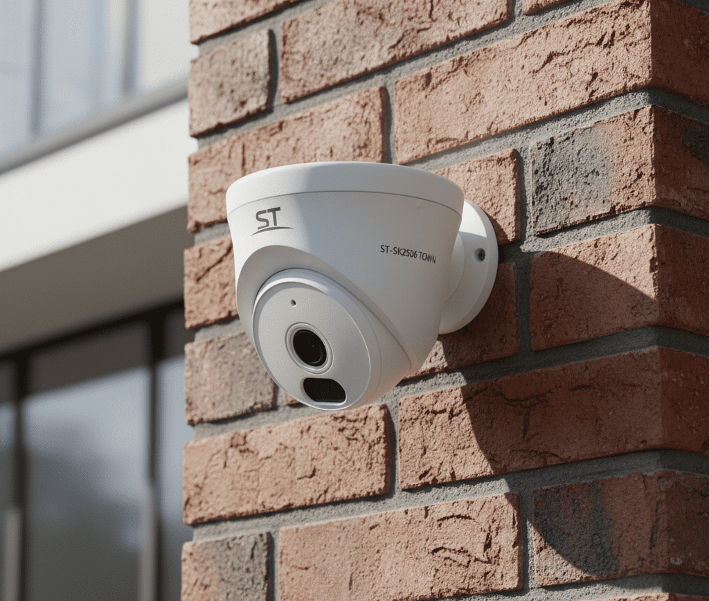 Ip камера st-sk2506 town 2мп 1 Ip камера st-sk2506 town 2мп на стене здания
