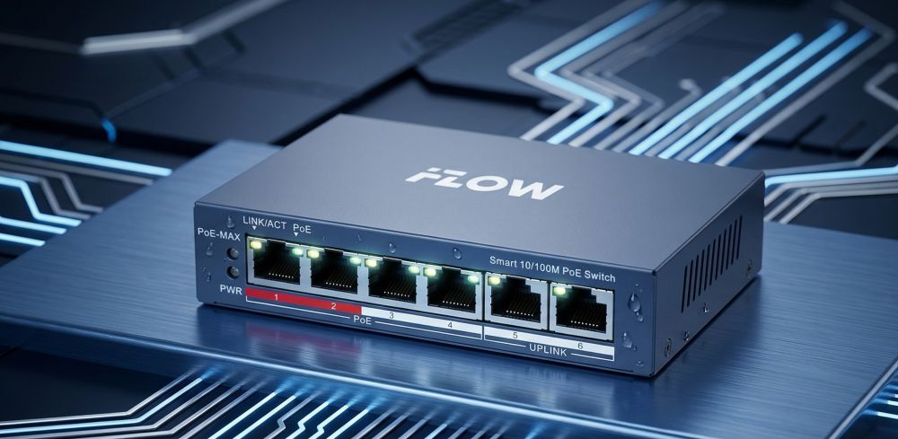 Iflow f-sw-em606poe-vm — смарт-управляемый коммутатор (4 порта poe, гигабитные аплинки) 1 Iflow f-sw-em606poe-vm — смарт-управляемый коммутатор (4 порта poe, гигабитные аплинки)