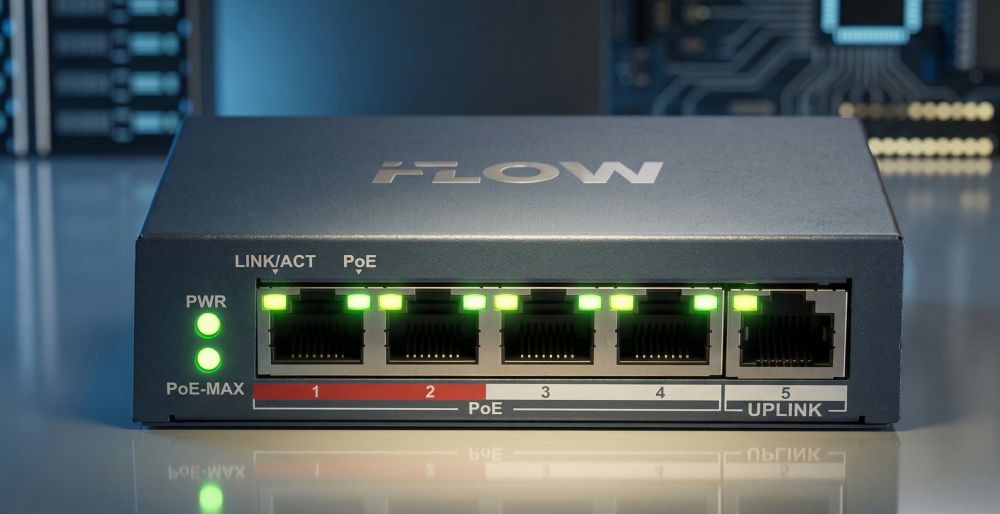 Iflow f-sw-eu205poe-v — неуправляемый poe-коммутатор (4 poe + 1 uplink) 1 Iflow f-sw-eu205poe-v — неуправляемый poe-коммутатор (4 poe + 1 uplink)