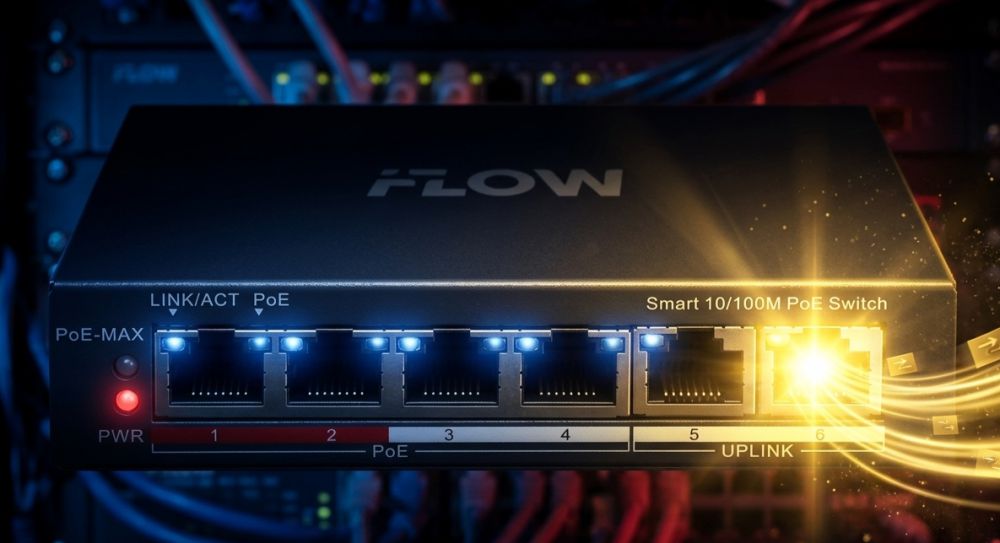 Iflow f-sw-em206poe-vm/l — облегченная версия смарт-коммутатора на 4 poe порта 13 Iflow f-sw-em206poe-vm/l — облегченная версия смарт-коммутатора на 4 poe порта
