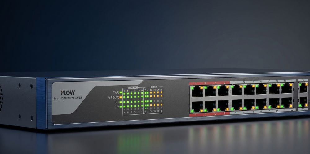 Iflow f-sw-em426poe-vm/l — 24-портовый управляемый poe-коммутатор серии l 1 Iflow f-sw-em426poe-vm/l — 24-портовый управляемый poe-коммутатор серии l