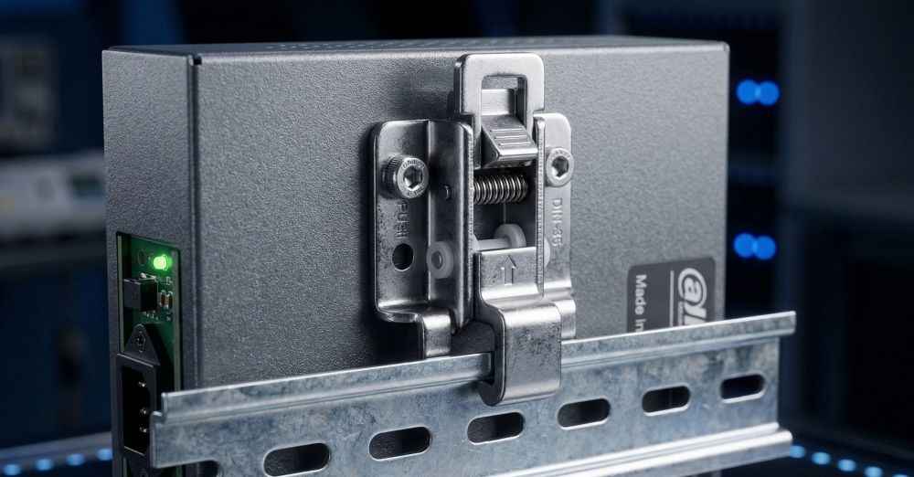 Dh-pfs4206-4p-96 — 4-портовый управляемый гигабитный poe-коммутатор 11 Монтаж на din-рейку