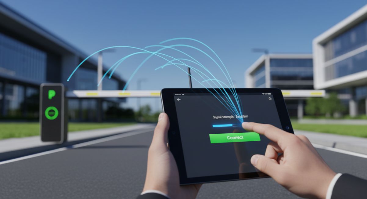 Шлагбаум электромеханический с настройкой по сети wi-fi bg1045 wi-fi 7 Настройка шлагбаума через смартфон