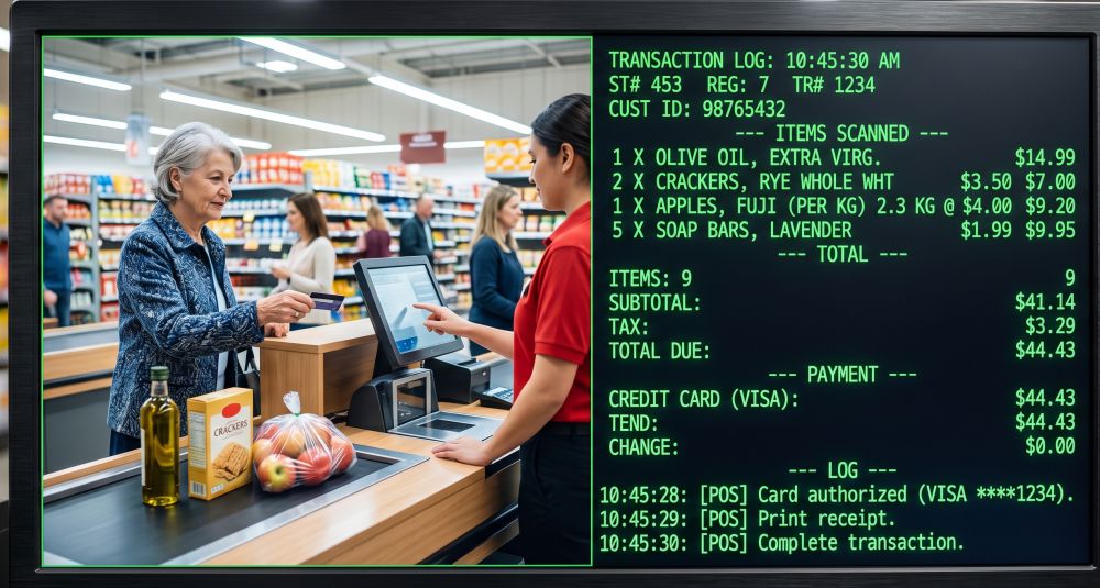 Контроль кассовых операций: интеграция видеонаблюдения с pos-терминалами (чек-тв). 5 Наложение чека на видеозапись в системе чек-тв