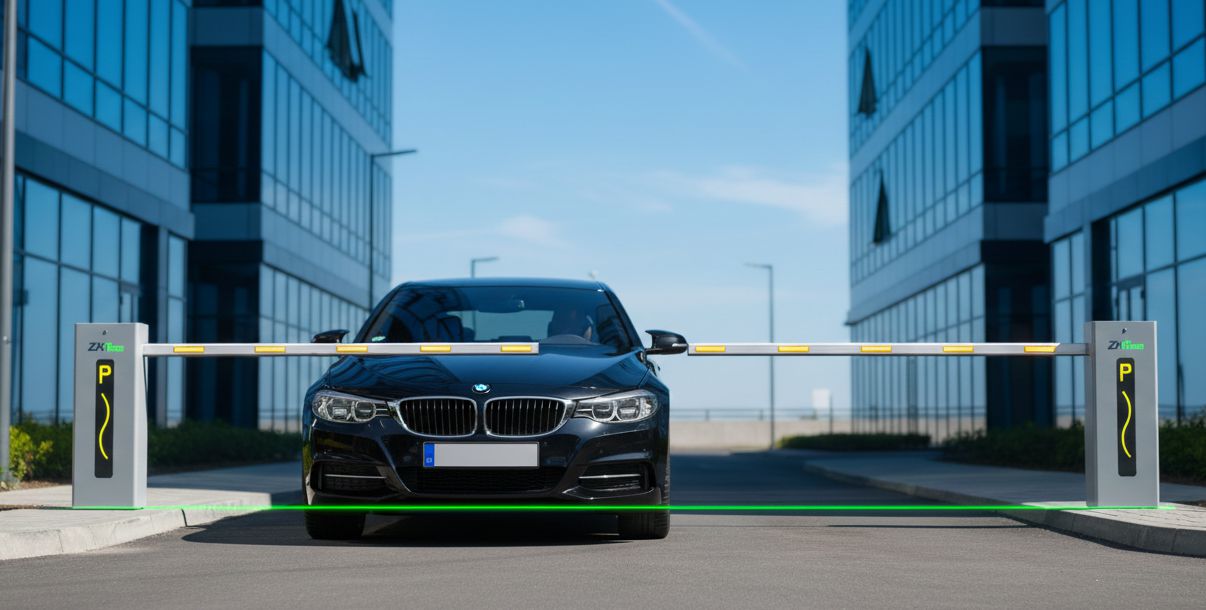 Автоматический шлагбаум с телескопической стрелой cmp200 12 Безопасность проезда со шлагбаумом cmp200