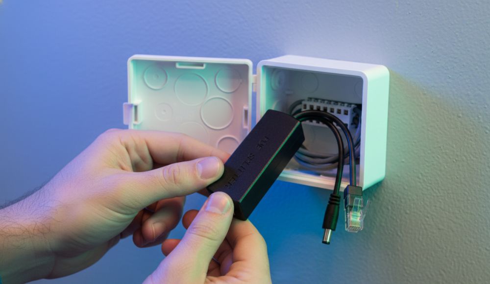 Poe-сплиттер с usb выходом nbls-yad-01b 8 Компактный размер для скрытого монтажа