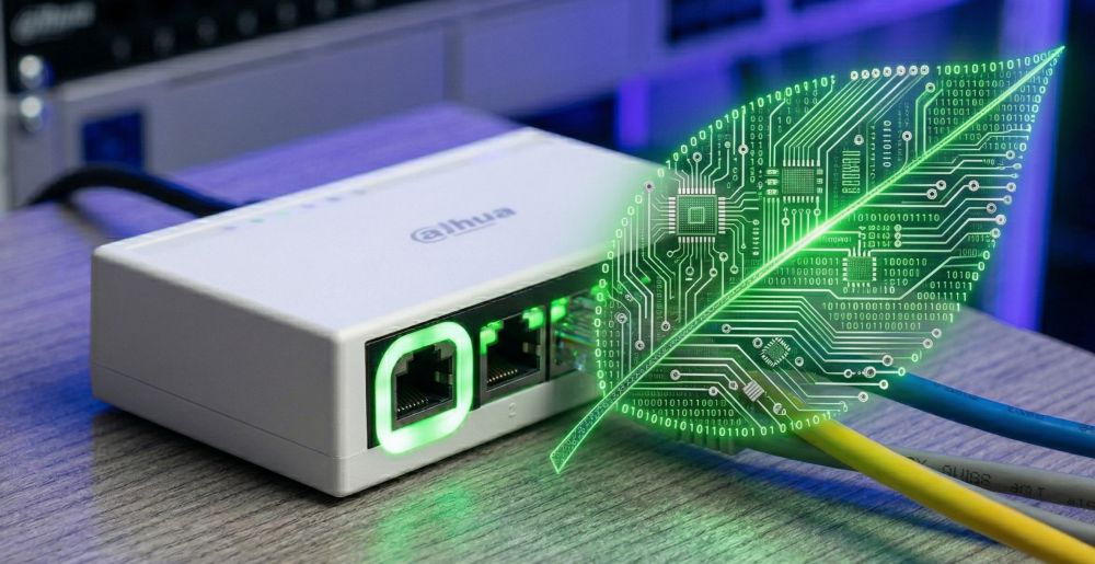 Dh-pfs3005-5et-l — 5-портовый настольный коммутатор (без poe) 7 Энергоэффективность dahua