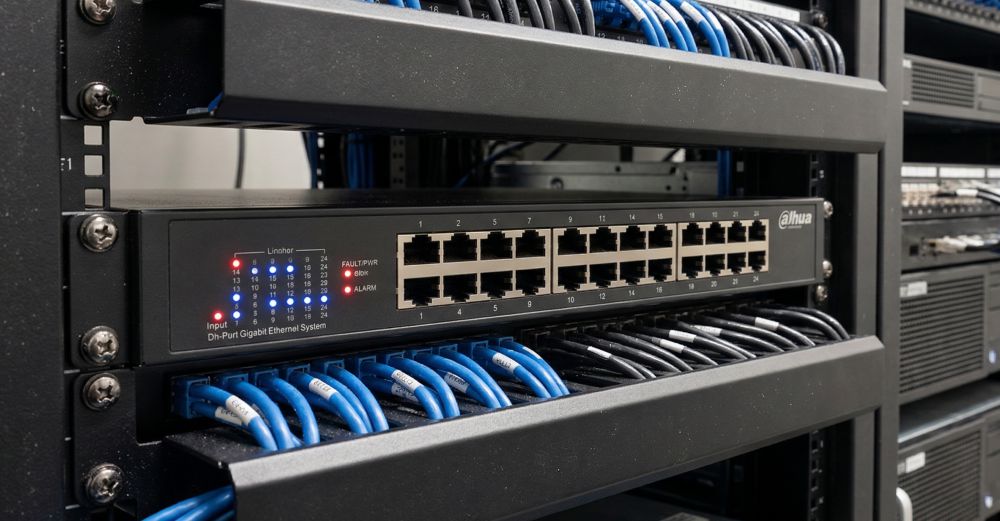 Dh-pfs3024-24ce-a — 24-портовый неуправляемый коммутатор (без poe) 12 Установка коммутатора в 19-дюймовую стойку