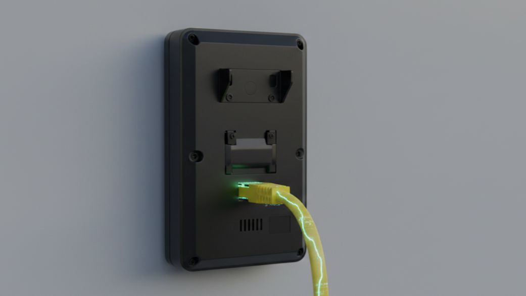 Вызывная панель ip ds-kv6113-wpe1(c) 12 Поддержка poe питания по одному кабелю