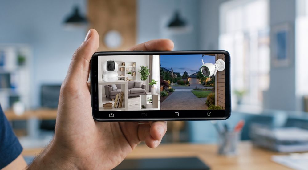 Комплект wi-fi видеонаблюдения на 2 камеры 10 Управление видеонаблюдением ezviz через смартфон