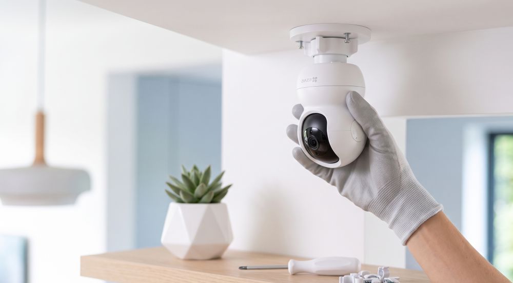 Комплект wi-fi видеонаблюдения на 2 камеры 15 Простая установка wi-fi камер ezviz