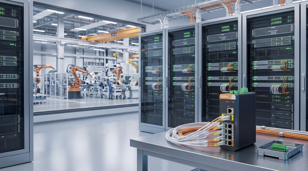 Dh-pfs4410-6gt-dp — 10-портовый управляемый гигабитный промышленный коммутатор 13 Применение dahua в промышленности
