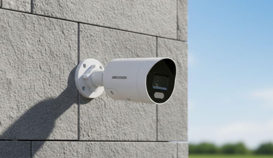 Hikvision ds-2cd2087g2h-liu/sl (ef) (2,8 мм) 1 8 мп ip камера hikvision ds-2cd2087g2h-liu/sl на фасаде дома