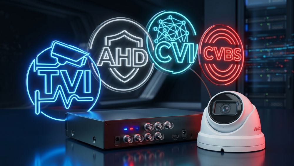 Комплект hiwatch для помещения на 8 hd-tvi камер №5п 15 Мультиформатный режим 4-в-1 камер hiwatch