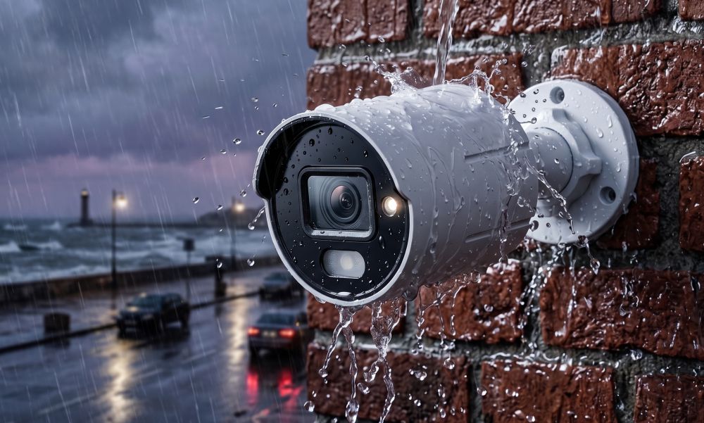 Комплект hiwatch на 4 ip камеры 2мп colorvu №2п 15 Всепогодная защита камер hiwatch ip67