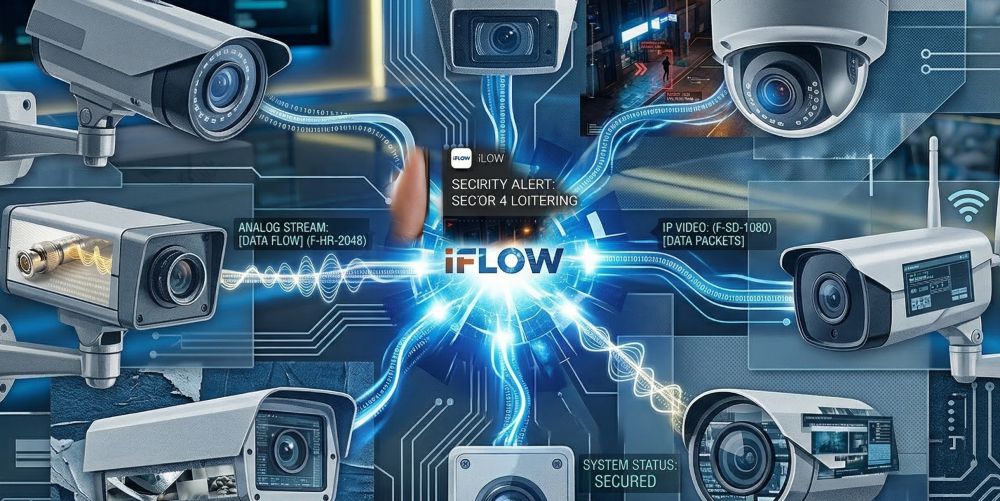Iflow f-hr-2048 — гибридный видеорегистратор на 4 канала (для аналоговых и ip-камер) 9 Поддержка всех типов камер tvi/ahd/cvi/cvbs/ip