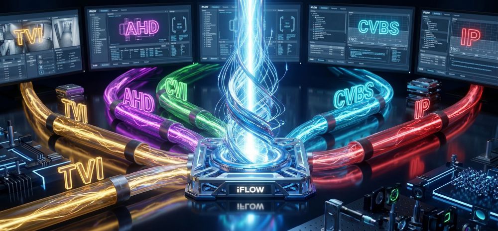 Iflow f-hr-2168 — 16-канальный гибридный регистратор 13 Технология 5-в-1 iflow