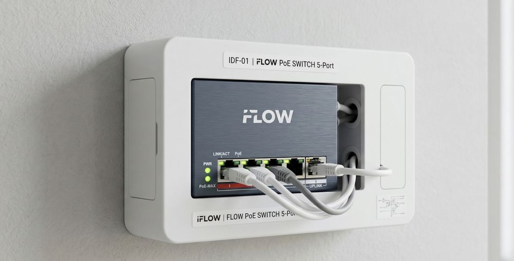 Iflow f-sw-eu205poe-v — неуправляемый poe-коммутатор (4 poe + 1 uplink) 13 Компактный дизайн iflow