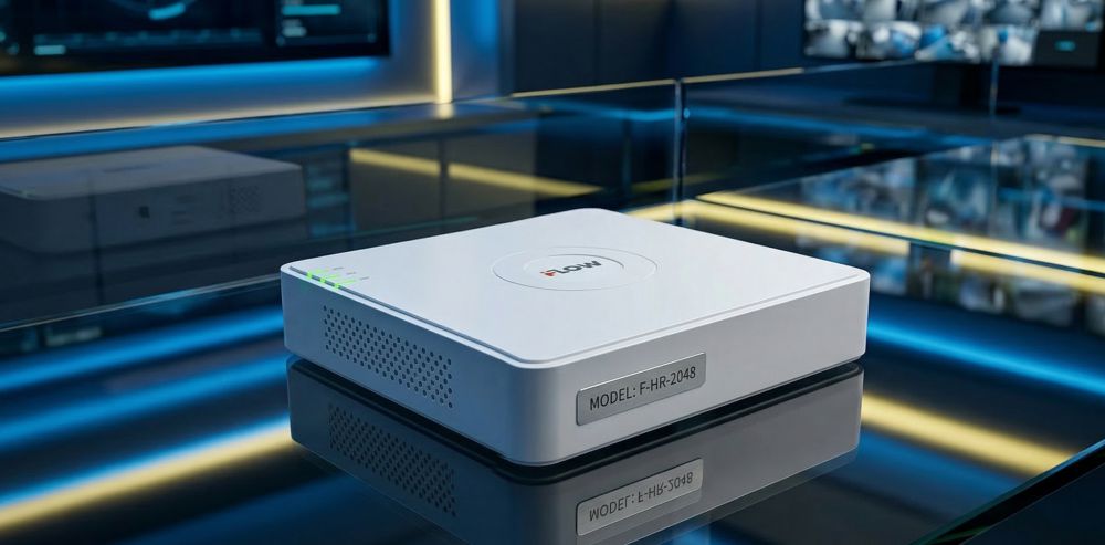 Iflow f-hr-2048 — гибридный видеорегистратор на 4 канала (для аналоговых и ip-камер) 1 Гибридный видеорегистратор iflow f-hr-2048 в интерьере серверной