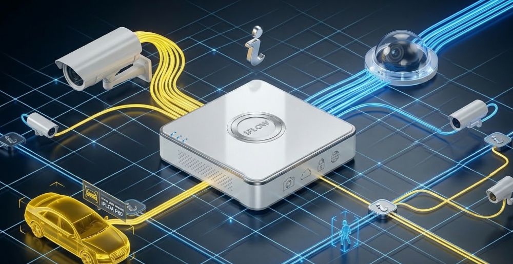 Iflow f-hr-2088 — 8-канальный гибридный регистратор высокого разрешения 8 Гибридная совместимость 5-в-1