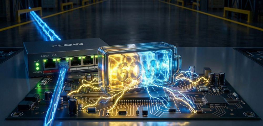Iflow f-sw-eu205poe-v — неуправляемый poe-коммутатор (4 poe + 1 uplink) 7 Бюджет poe 60вт для камер iflow