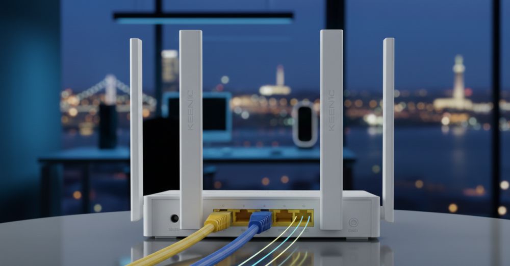 Wi-fi роутер keenetic skipper 4g (kn-2910) 7 Гигабитные порты роутера keenetic skipper 4g