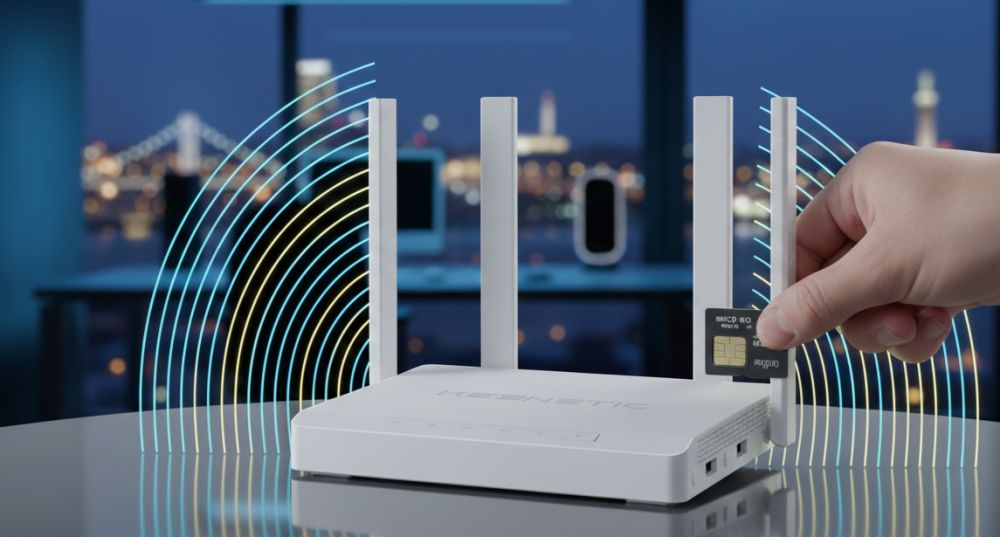 Wi-fi роутер keenetic skipper 4g (kn-2910) 6 Встроенный lte модем keenetic skipper 4g