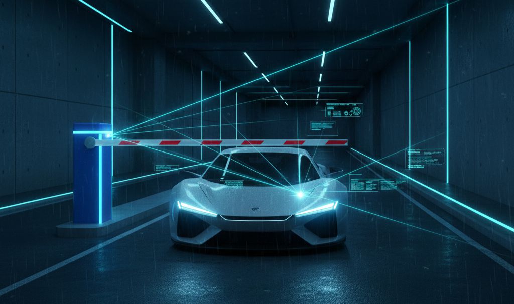 Тумба шлагбаума со стрелой 2,5м. Ksdz-e01-12v 10 Интеллектуальное обнаружение препятствий