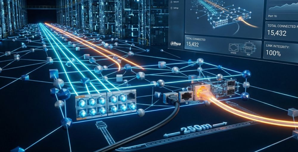 Dh-pfs4218-16et-190 — 16-портовый управляемый poe-коммутатор уровня l2 8 Сетевое управление уровня l2