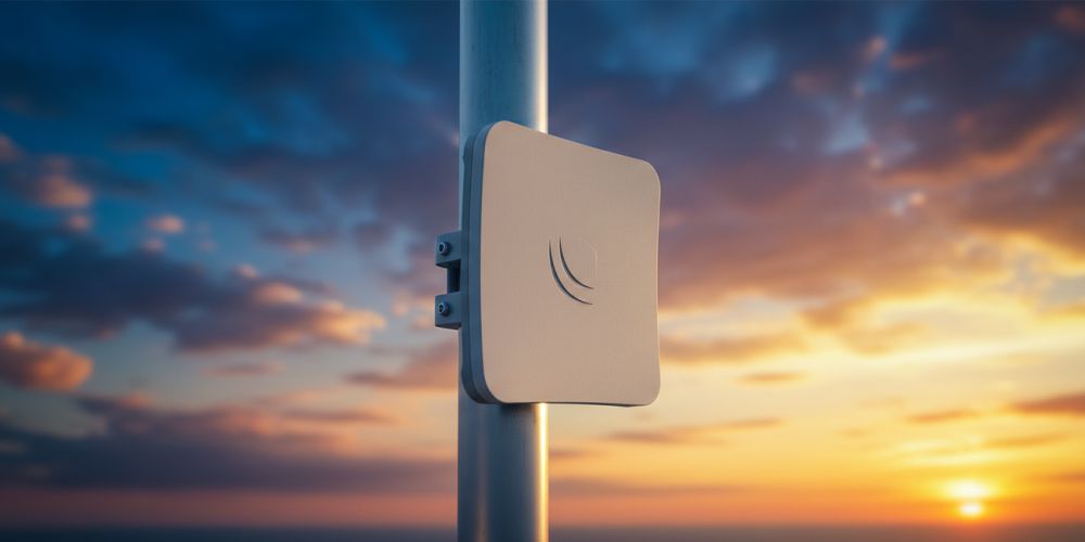 Точка доступа mikrotik sxt sq lite5 (rbsxtsq5nd) 1 Точка доступа mikrotik sxtsq lite5 на фоне неба