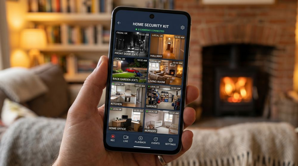 Комплект hiwatch на 8 ip камер 4мп colorvu №4 12 Удаленный доступ hik-connect