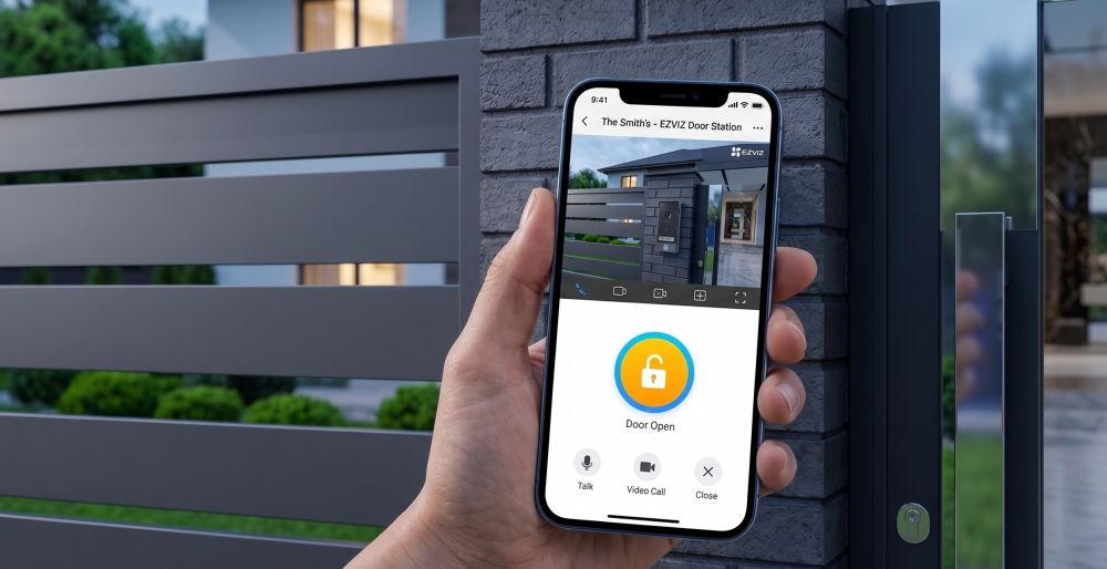 Комплект умного wifi видеодомофона с установкой 11 Управление домофоном через смартфон