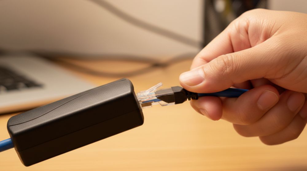Poe-сплиттер с usb выходом nbls-yad-07b 13 Простое подключение plug and play