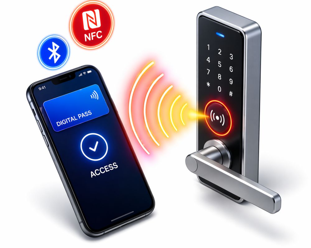 Мобильный доступ (nfc, bluetooth/ble) в скуд: как использовать смартфон вместо карты пропуска. 3 Технологии nfc и bluetooth в системах контроля доступа
