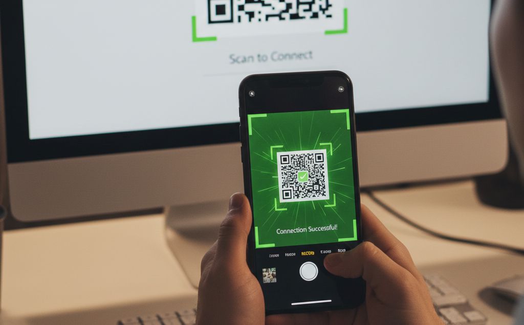 Гибридный видеорегистратор nv tdvr 30a0801 13 Сканирование qr-кода на экране монитора для настройки p2p