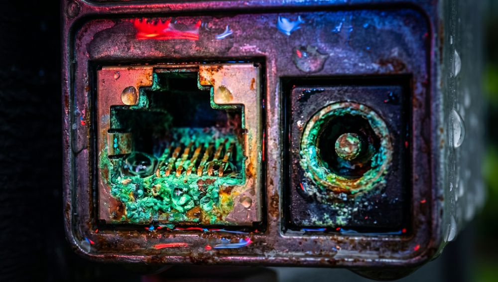 Монтажные коробки (junction box): почему они обязательны для уличной установки. 3 Окисление контактов разъема уличной камеры видеонаблюдения из-за влаги