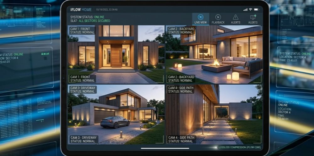 Iflow f-hr-2048 — гибридный видеорегистратор на 4 канала (для аналоговых и ip-камер) 11 Удаленный просмотр через приложение