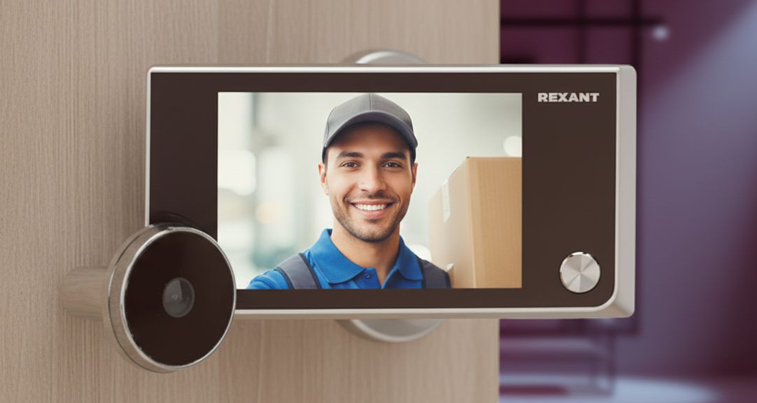 Видеоглазок дверной rexant (dv-114) с цветным lcd-дисплеем 3. 5", широкий угол обзора 120° 6 Яркий дисплей видеоглазка rexant dv-114 показывает четкое лицо гостя