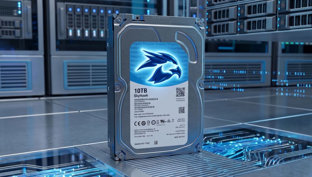 Комплект hiwatch на 4 ip камеры 2мп colorvu №2а 14 Надежный жесткий диск seagate skyhawk для записи 24/7