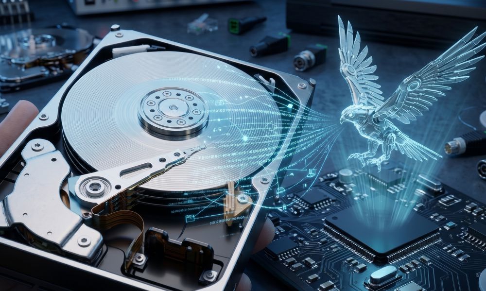 Комплект hiwatch на 3 ip камеры 2мп colorvu №2п 14 Отказоустойчивый жесткий диск seagate skyhawk 1тб