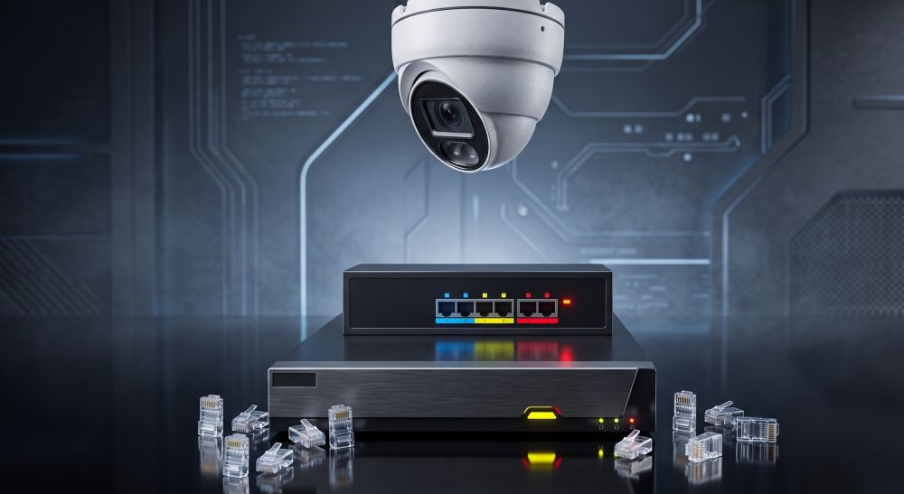 Комплект st на 1 ip камеру 3мп на базе st-303 ip poe dual light home 5 Профессиональный комплект видеонаблюдения st на 1 ip камеру