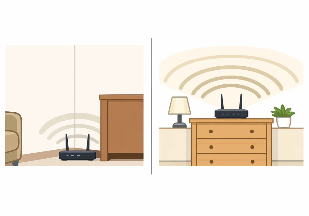 Что сильнее всего мешает wi-fi: 5 главных причин и способы их устранить | камера39 6 Схема правильного и неправильного расположения wi-fi роутера